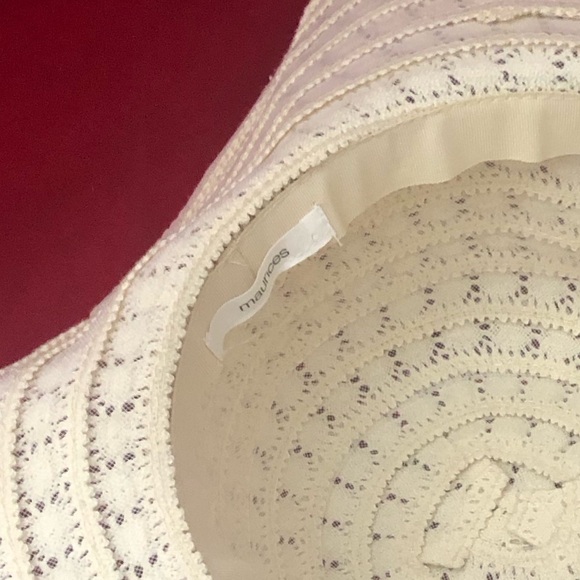 Maurices Wide Brim Summer Sun Hat with Eyelets and Bow - Picture 8 of 8